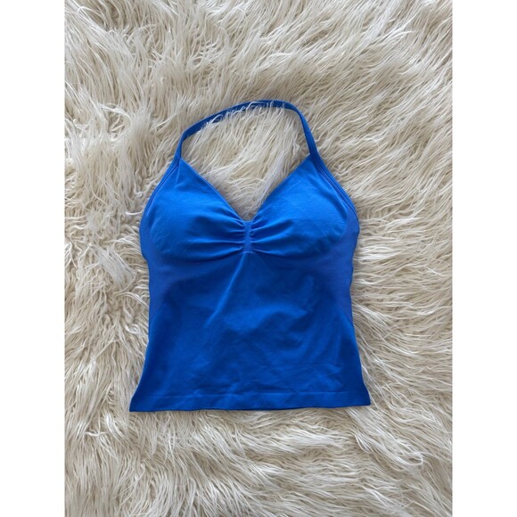 Dfyne Impact Longline Strappy Top Electric Blue Size Small - Picture 2 of 10